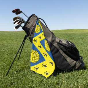 Shropshire county flag golf towel
