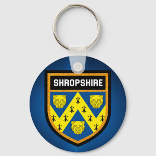 Shropshire Flag Key Ring