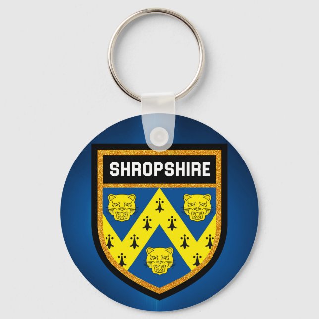 Shropshire Flag Key Ring (Front)