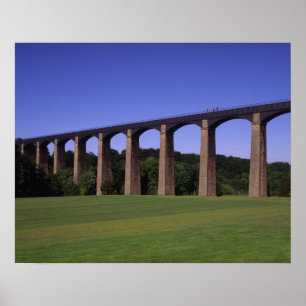 Shropshire Union Canal Aqueduct, Pont Cysyllte, Poster