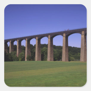 Shropshire Union Canal Aqueduct, Pont Cysyllte, Square Sticker