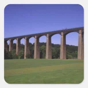 Shropshire Union Canal Aqueduct, Pont Cysyllte, Square Sticker