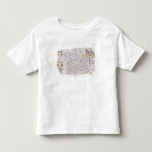 Shropshyre, engraved by Jodocus Hondius Toddler T-Shirt