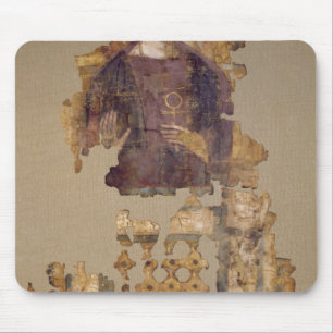 Shroud depicting a woman holding an ankh mouse mat