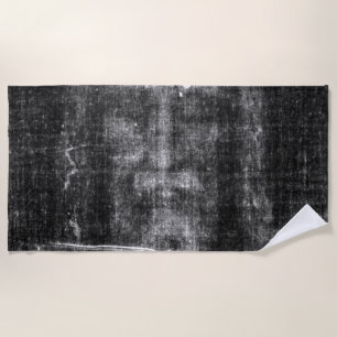 Shroud Of Turin Beach Towel