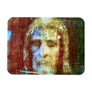 Shroud of Turin Face Jesus Christ Colourized Magnet