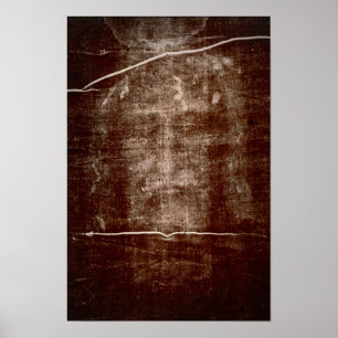 Shroud of Turin Face of Jesus - Manto de Turin B Poster