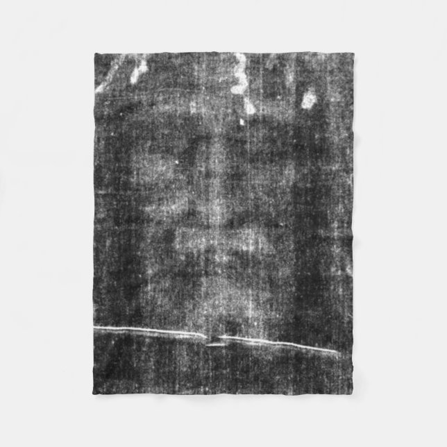 Shroud Of Turin Fleece Blanket (Front)