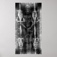 Shroud of Turin, Frontal View Negative