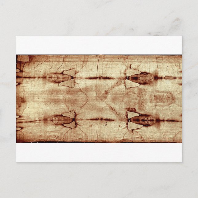 Shroud of Turin, Frontal View Postcard (Front)