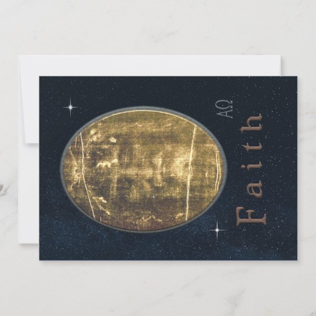 Shroud of Turin Holiday Card (Front)