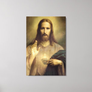 Shroud of Turin Jesus Christ face, Holy Face Canvas Print