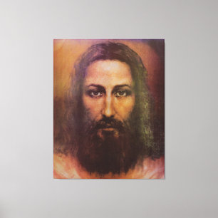Shroud of Turin Jesus Christ face, Holy Face Canvas Print