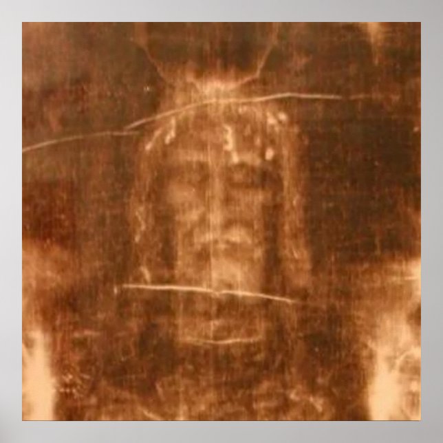 Shroud of Turin Jesus Christ face, Holy Face Poster (Front)