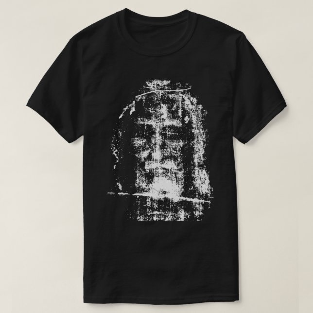 Shroud of Turin Jesus Christ Face Premium  T-Shirt (Design Front)
