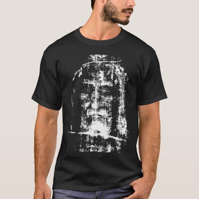 Shroud of Turin Jesus Christ Face T-Shirt (Front)