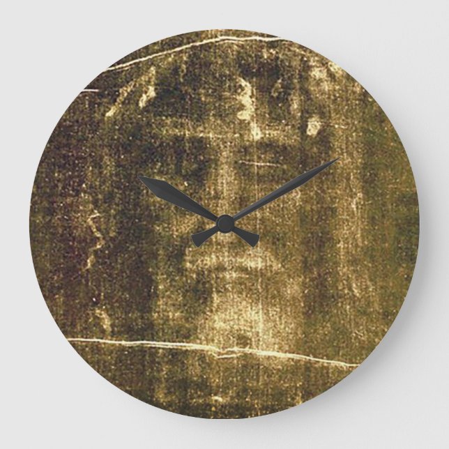 Shroud of Turin Large Clock (Front)