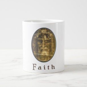 Shroud of Turin Large Coffee Mug