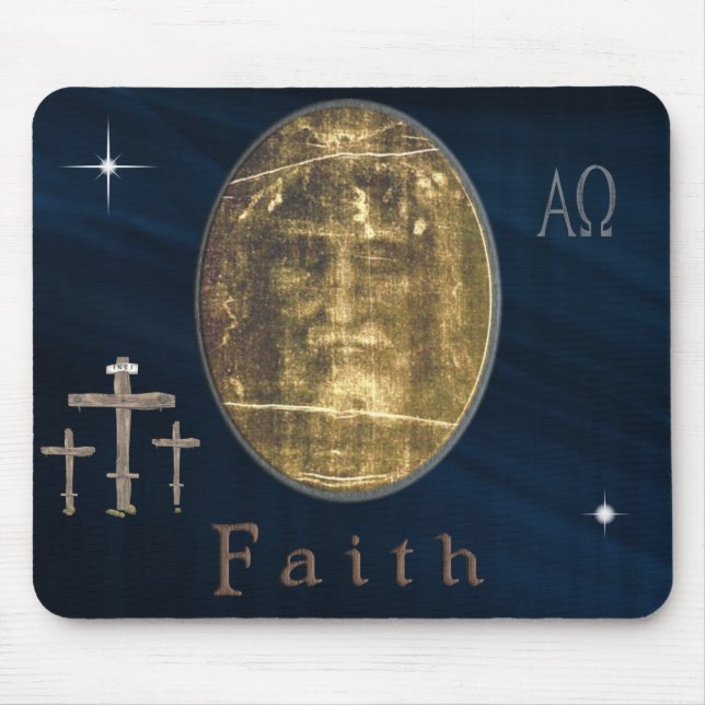 Shroud of Turin mousepad (Front)