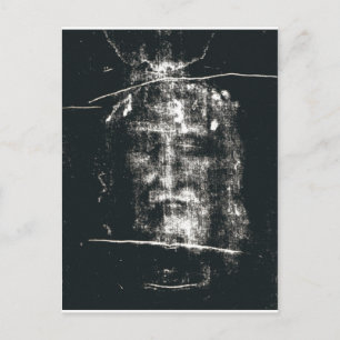Shroud Of Turin, Negative Postcard