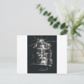 Shroud Of Turin, Negative Postcard (Standing Front)