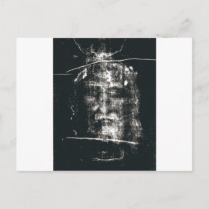 Shroud Of Turin, Negative Postcard
