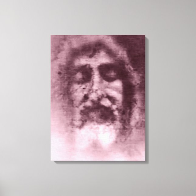 Shroud of Turin: the Face of God, Jesus Christ Canvas Print (Front)