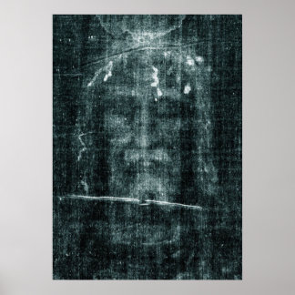 Shroud of Turin (Turin Shroud) Jesus Christ Face Poster