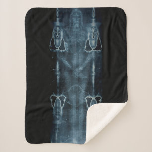 Shroud of Turin (Turin Shroud) Jesus Christ Sherpa Blanket