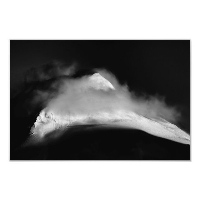 Shrouded Baird Peak Photo Print (Front)