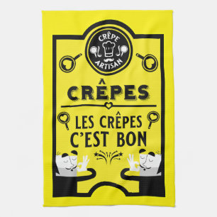 Shrove Tuesday Pancake Day Tea Towel
