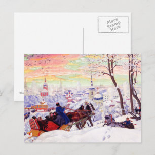 "Shrovetide" by Boris Kustodiev Postcard