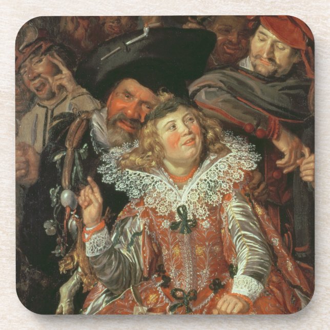 Shrovetide Revellers (The Merry Company) c.1615 (o Coaster (Front)