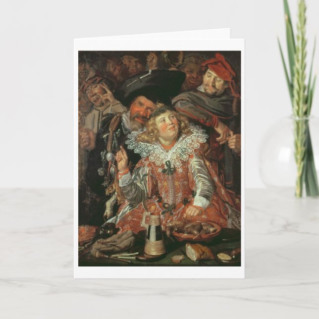 Shrovetide Revellers (The Merry Company) c.1615 (o Holiday Card (Front)