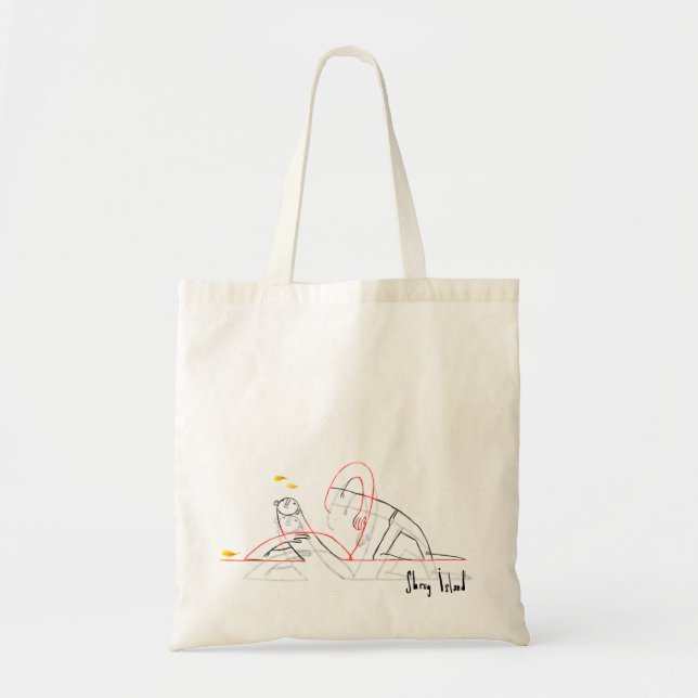 Shrug Island Tote Bag (Front)