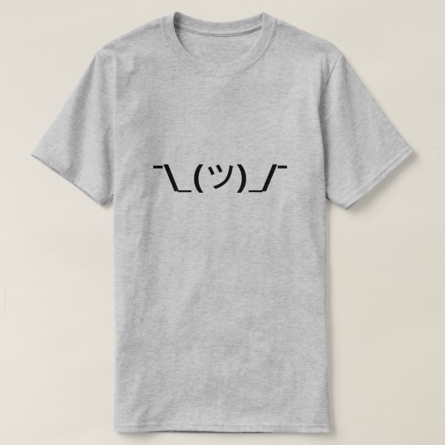 shrug T-Shirt (Design Front)