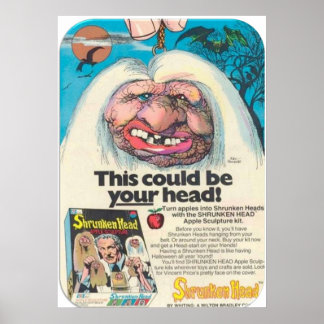 SHRUNKEN APPLE HEAD KIT  POSTER