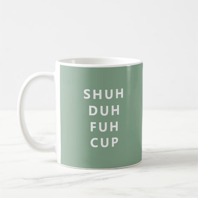 Shu Duh Fuh Cup Fun Mug (Left)