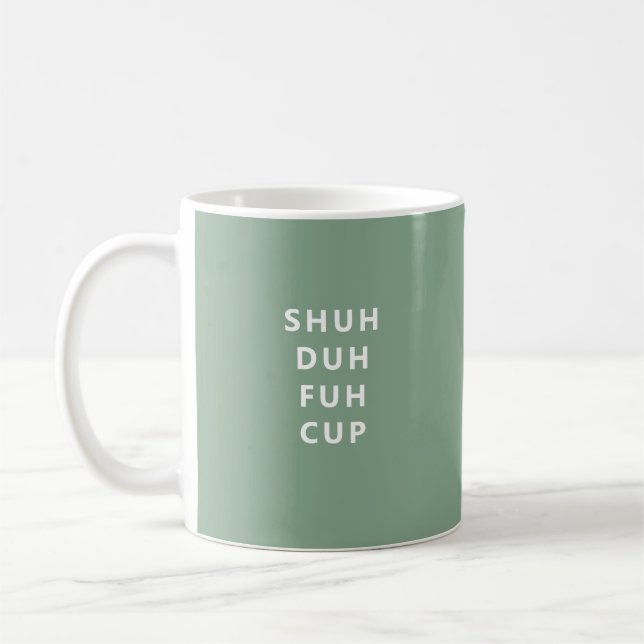 Shu Duh Fuh Cup Fun Mug (Left)