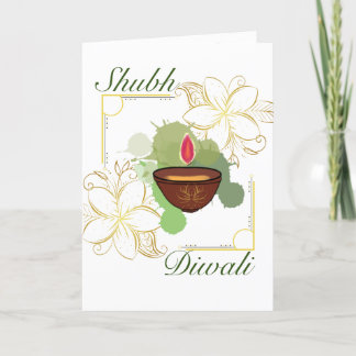 Shubh Diwali Folded Holiday Card