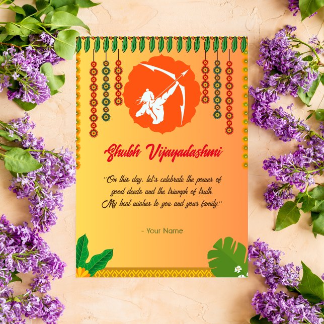Shubh Vijayadashmi Dussehra Card (Creator Uploaded)