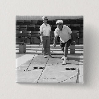 Shuffleboard 15 Cm Square Badge