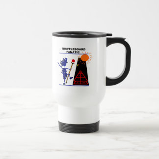 Shuffleboard Fanatic Travel Mug