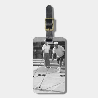 Shuffleboard Luggage Tag