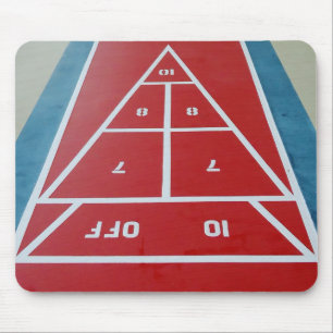 Shuffleboard on Board Mouse Mat
