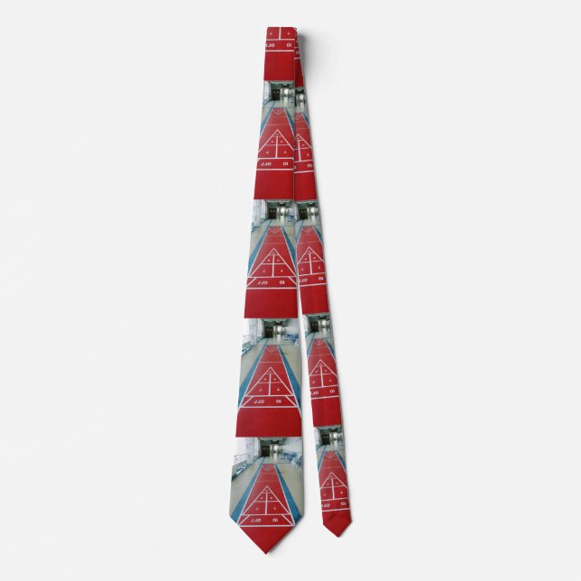 Shuffleboard on Board Two Sided Tie (Front)