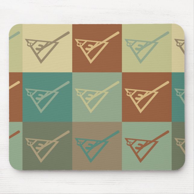 Shuffleboard Pop Art Mouse Mat (Front)
