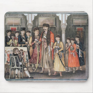 Shuja ud-daula, Nawab of Oudh and his Ten Mouse Mat