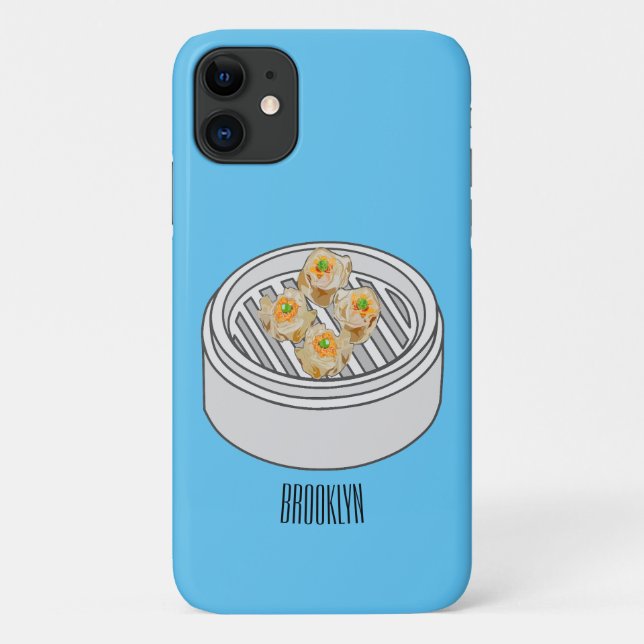 Shumai dim sum cartoon illustration Case-Mate iPhone case (Back)