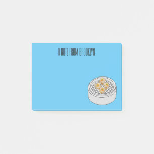 Shumai dim sum cartoon illustration post-it notes